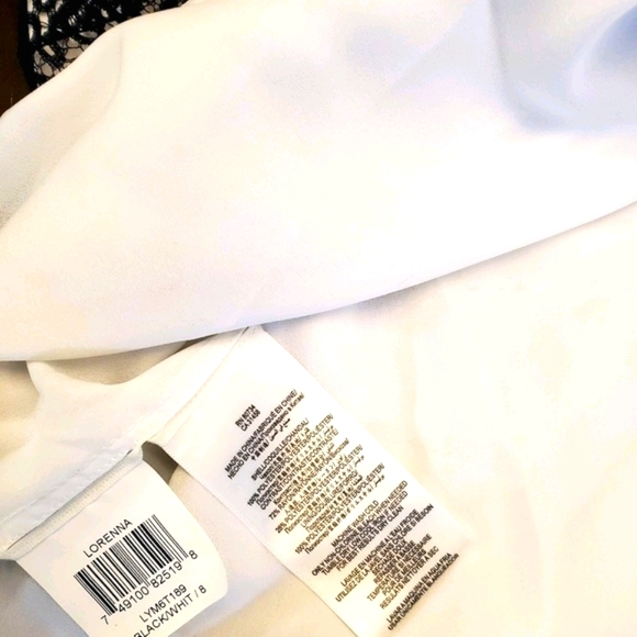 BCBGMAXAZRIA 'New' Black&White "Lorena" Dress - Picture 10 of 10